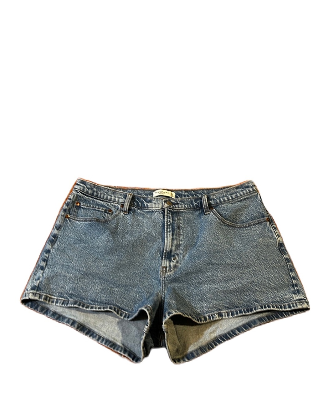 Abercrombie & Fitch The Mom Short HighRise Love Curve SZ 18(34) EC